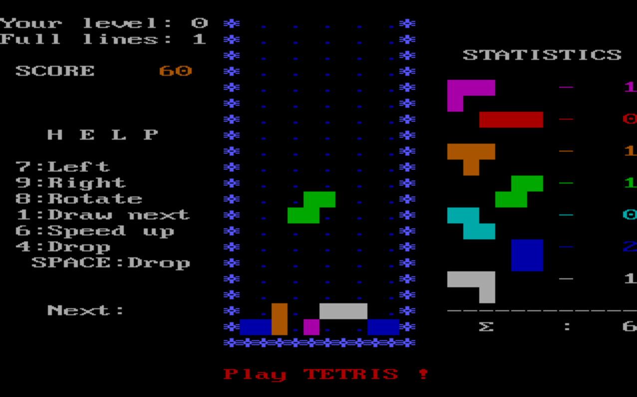 1984 tetris