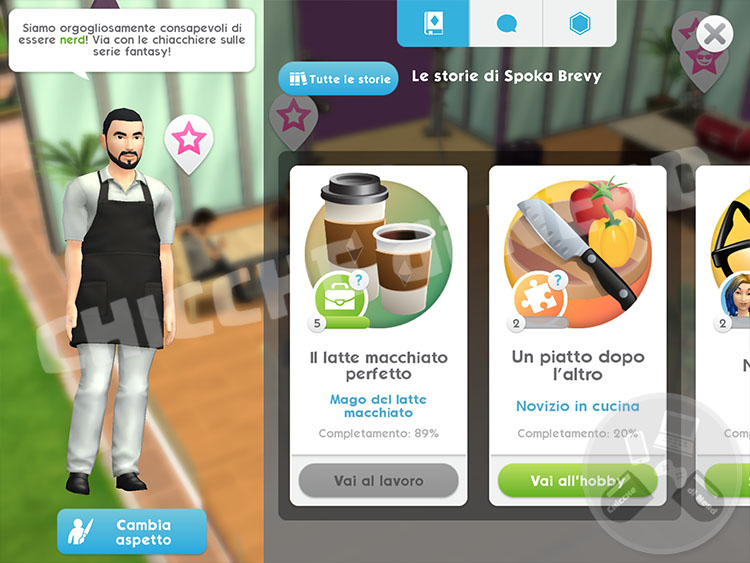 The Sims Mobile - Personaggio