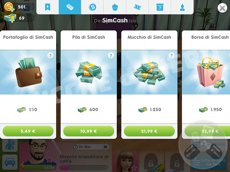 The Sims Mobile - Valuta Premium
